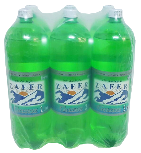 Zafer 2 Litre Sade Gazoz 6lı paket